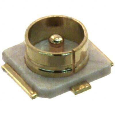 U.FL (UMCC) Connector Receptacle, Male Pin 50Ohm Surface Mount Solder - 1