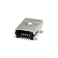 USB - mini B USB 2.0 Receptacle Connector 5 Position Surface Mount, Right Angle - CUI Devices