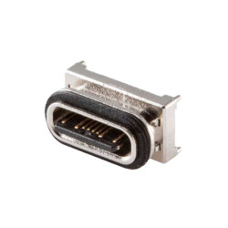 USB-C (USB TYPE-C) USB 2.0 Receptacle Connector 24 Position Surface Mount, Through Hole - CUI Devices