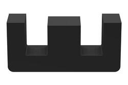 Uncoated N87 Ferrite Core E Type 25.00mm Length 7.50mm Width Diameter 12.80mm Height - EPCOS - TDK Electronics