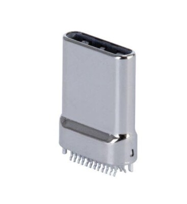USB-C (USB TYPE-C) USB 3.2 Gen 1 (USB 3.1 Gen 1, Superspeed (USB 3.0)) Plug Connector 24 Position Through Hole, Right Angle - 1