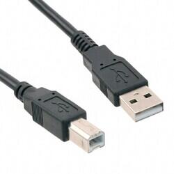 USB 2.0 Cable A Male to B Male 3.28' (1.00m) Shielded - 1