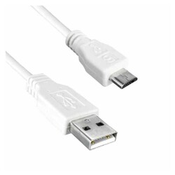USB 2.0 Cable A Male to Micro B Male 6.00' (1.83m) Shielded - Qualtek