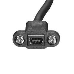 USB 2.0 Cable Mini B Female to Mini B Male 1.00' (304.8mm) Shielded - 1