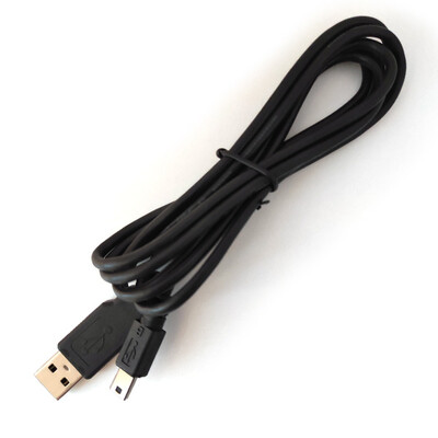 Mini USB 2.0 Şarj ve Data Kablosu (1.5m, Siyah) - 1