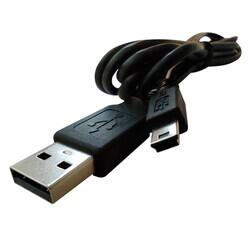 Mini USB 2.0 Şarj ve Data Kablosu (1.5m, Siyah) - Thumbnail