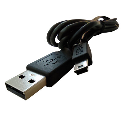 Mini USB 2.0 Şarj ve Data Kablosu (1.5m, Siyah)