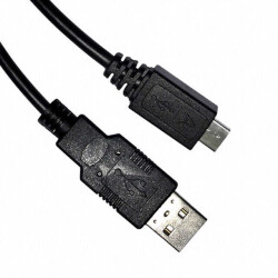 USB 2.0 Cable A Male to Micro A Male 3.28' (1.00m) Shielded - Assmann WSW Components