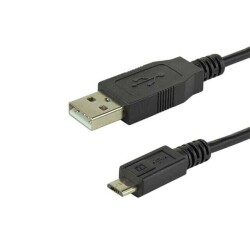 USB 2.0 Cable A Male to Micro B Male 3.28' (1.00m) Shielded - Same Sky (Formerly CUI Devices)