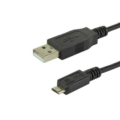 USB 2.0 Cable A Male to Micro B Male 3.28' (1.00m) Shielded - 1