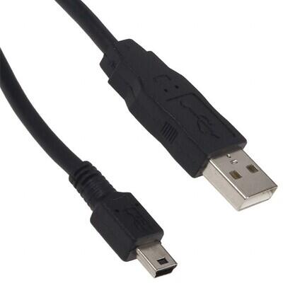 USB 2.0 Cable A Male to Mini B Male 4.92' (1.50m) Shielded - 1