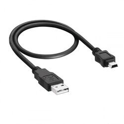 USB 2.0 Connecting Cable, Type A Plug 4 Pole to Mini Type B Plug 5 Poles - LUMBERG
