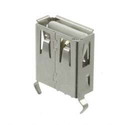 USB-A (USB TYPE-A) USB 2.0 Receptacle Connector 4 Position Through Hole - Würth Elektronik