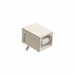 USB-B (USB TYPE-B) Receptacle Connector 4 Position Through Hole, Right Angle - Adam Tech