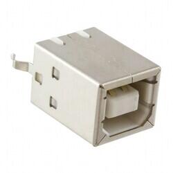 USB-B (USB TYPE-B) USB 2.0 Receptacle Connector 4 Position Through Hole - 1