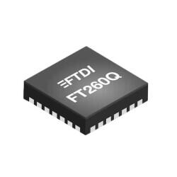 USB Bridge, USB to I²C/UART USB 2.0 I²C, UART Interface 28-WQFN (5x5) - FTDI, Future Technology Devices International Ltd (1)