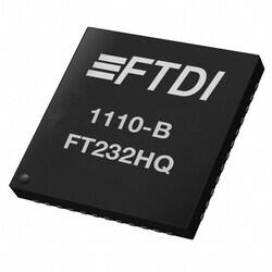 USB Bridge, USB to UART,FIFO USB 2.0 UART, FIFO Interface 48-QFN (8x8) - FTDI, Future Technology Devices International Ltd