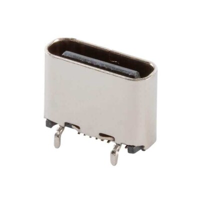 USB-C (USB TYPE-C) USB 2.0 Receptacle Connector 24 Position Surface Mount, Through Hole - 1