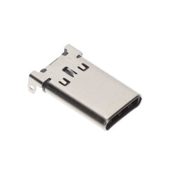 USB-C (USB TYPE-C) USB 2.0 Plug Connector 24 (12+12 Dummy) Position Surface Mount, Right Angle - GlobTek, Inc.