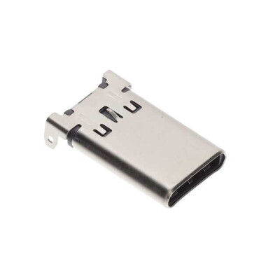 USB-C (USB TYPE-C) USB 2.0 Plug Connector 24 (12+12 Dummy) Position Surface Mount, Right Angle - 1