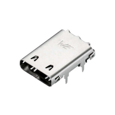 USB-C (USB TYPE-C) USB 3.2 Gen 2 (USB 3.1 Gen 2, Superspeed + (USB 3.1)) Receptacle Connector 24 Position Surface Mount, Right Angle; Through Hole - 1
