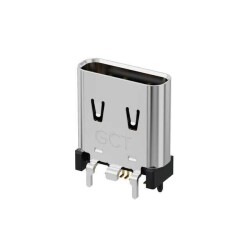 USB-C (USB TYPE-C) USB 2.0 Receptacle Connector 24 (16+8 Dummy) Position Surface Mount, Through Hole - GCT