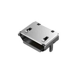 USB - micro B USB 2.0 Receptacle Connector 5 Position Surface Mount, Right Angle; Through Hole - 1