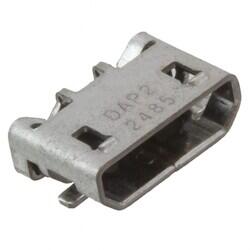 USB - micro B USB 2.0 Receptacle Connector 5 Position Surface Mount, Right Angle - 1