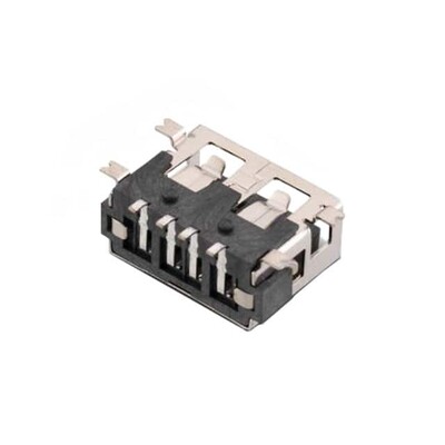 USB-A (USB TYPE-A) USB 2.0 Receptacle Connector 4 Position Surface Mount, Right Angle - 2