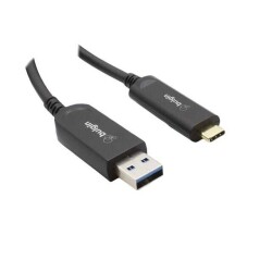 USB 10Gbps (USB 3.1, USB 3.x Gen 2, Superspeed+) Cable A Male to C Male 49.21' (15.00m) Unshielded - Bulgin