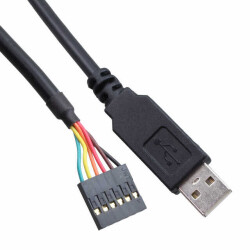 USB to TTL Serial 5V Cable 5.90' (1.80m) Unshielded - FTDI, Future Technology Devices International Ltd
