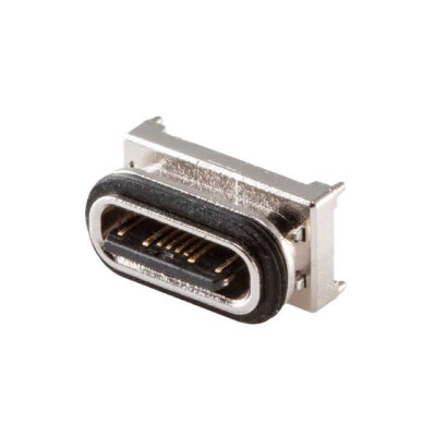 USB-C (USB TYPE-C) USB 2.0 Receptacle Connector 24 Position Surface Mount, Through Hole - 1