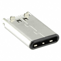 USB-C (USB TYPE-C) USB 3.2 Gen 2 (USB 3.1 Gen 2, Superspeed + (USB 3.1)) Plug Connector 24 (22+2 Dummy) Position Board Edge, Straddle Mount - 2