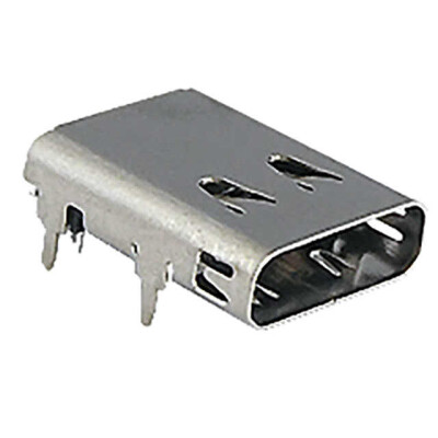 USB-C (USB TYPE-C) USB 3.2 Gen 2 (USB 3.1 Gen 2, Superspeed + (USB 3.1)) Receptacle Connector 24 Position Surface Mount, Right Angle; Through Hole - 1