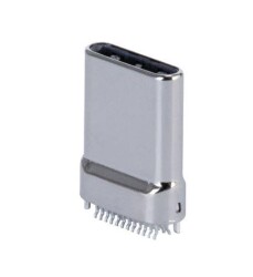 USB-C (USB TYPE-C) USB 3.2 Gen 1 (USB 3.1 Gen 1, Superspeed (USB 3.0)) Plug Connector 24 Position Through Hole, Right Angle - Same Sky (Formerly CUI Devices)