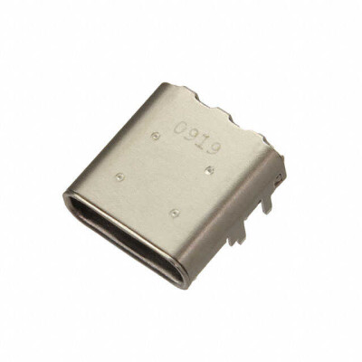 USB-C (USB TYPE-C) USB 3.2 Gen 2 (USB 3.1 Gen 2, Superspeed + (USB 3.1)) Receptacle Connector 24 Position Surface Mount, Right Angle; Through Hole - 1