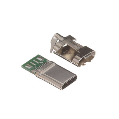 USB-C (USB TYPE-C) USB 3.2 Gen 2 (USB 3.1 Gen 2, Superspeed + (USB 3.1)) Plug Connector 24 Position Board Edge, Straddle Mount - 1