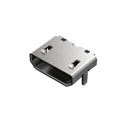 USB - micro B USB 2.0 Receptacle Connector 5 Position Surface Mount, Right Angle; Through Hole - GCT