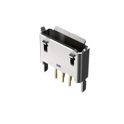 USB - micro AB USB 2.0 Receptacle Connector 5 Position Through Hole - GCT
