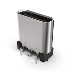 USB-C (USB TYPE-C) USB 3.2 Gen 2 (USB 3.1 Gen 2, Superspeed + (USB 3.1)) Receptacle Connector 24 Position Surface Mount, Through Hole - GCT