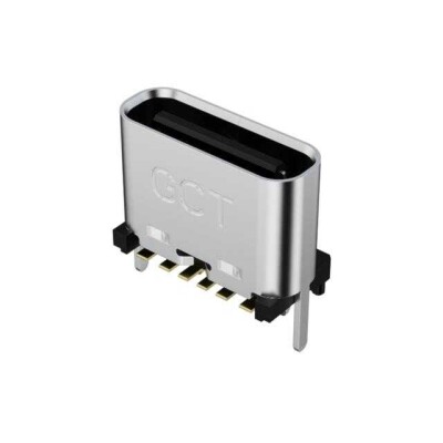 USB-C (USB TYPE-C) Receptacle Connector 24 (6+18 Dummy) Position Surface Mount, Through Hole - 1