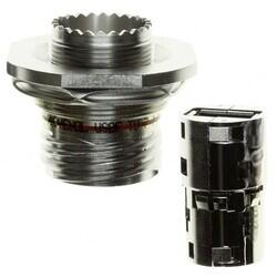 Adapter Connector USB-A (USB TYPE-A), Receptacle To USB-A (USB TYPE-A), Receptacle Panel Mount, Bulkhead - Amphenol PCD (1)