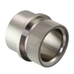 Silver Connector Backshell, Heat Shrink Adapter 13/16-20 UNEF 14 - Souriau-Sunbank by Eaton