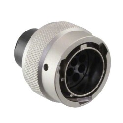 12 Position Circular Connector Plug Housing Free Hanging (In-Line) Coupling Nut - Souriau-Sunbank by Eaton