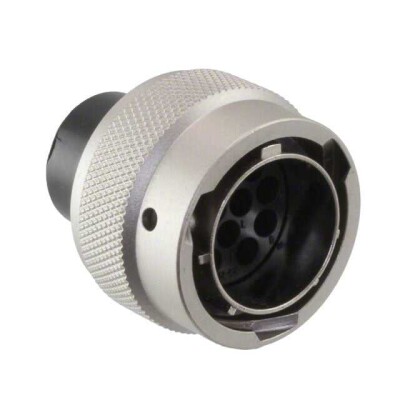 12 Position Circular Connector Plug Housing Free Hanging (In-Line) Coupling Nut - 1