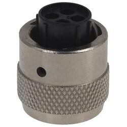 4 Position Circular Connector Plug Housing Free Hanging (In-Line) Coupling Nut - Souriau-Sunbank by Eaton