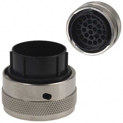 35 Position Circular Connector Plug Housing Free Hanging (In-Line) Coupling Nut - 1