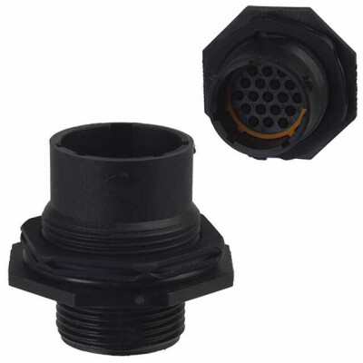 19 Position Circular Connector Receptacle Housing Panel Mount - 1