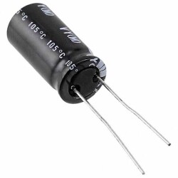 2200 µF 16 V Aluminum Electrolytic Capacitors Radial, Can 2000 Hrs @ 105°C - Nichicon