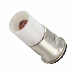 LED Lamp Replacement Red Midget Flange 28V T - 1 3/4 - Visual Communications Company - VCC